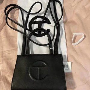 Telfar Small Black Shopping Bag15